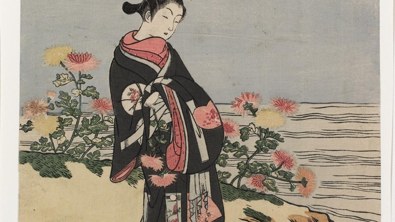 浮世絵版画集 清長・春信・寫樂 浮世絵版画集 清長・春信・寫樂 Suzuki Harunobu | Night Rain